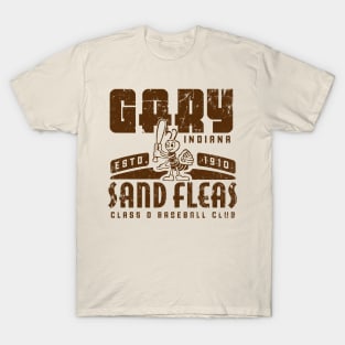 Gary Indiana Sand Fleas Baseball T-Shirt